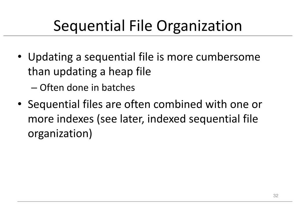 PPT Physical File Organization and Indexing PowerPoint Presentation