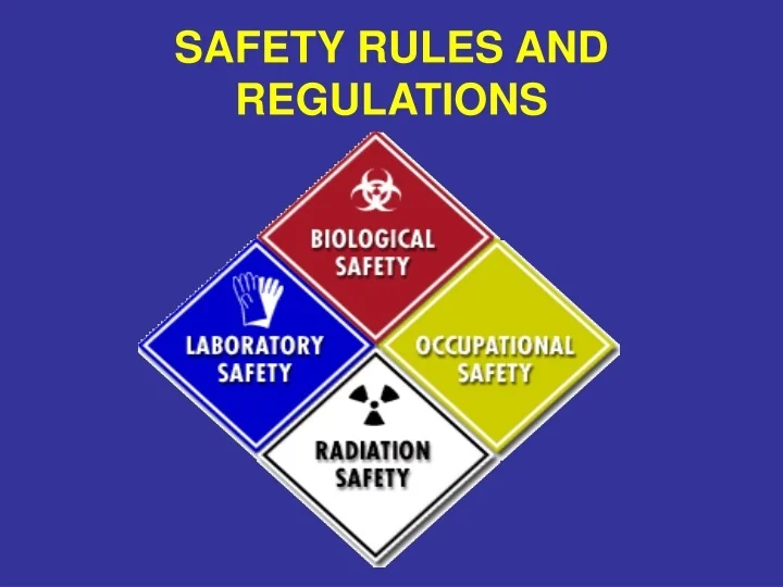 PPT SAFETY RULES AND REGULATIONS PowerPoint Presentation, free