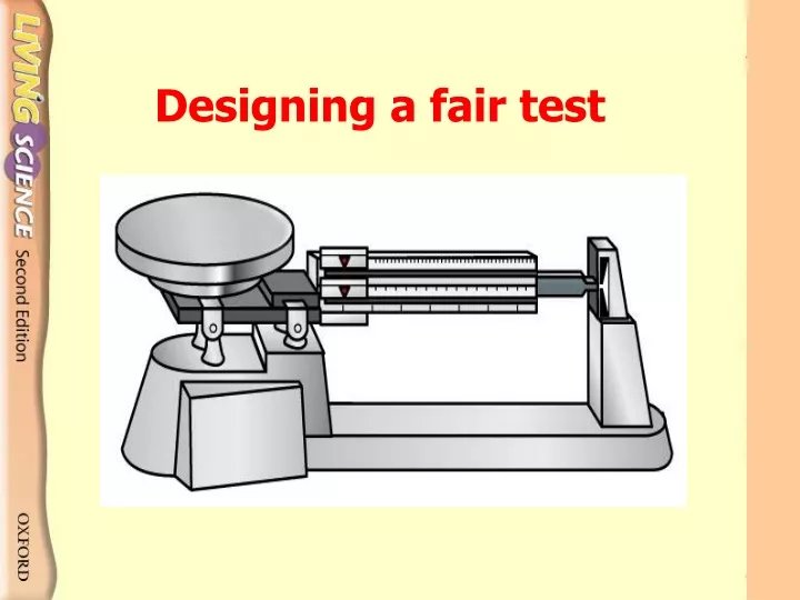 PPT - Designing a fair test PowerPoint Presentation, free download - ID ...