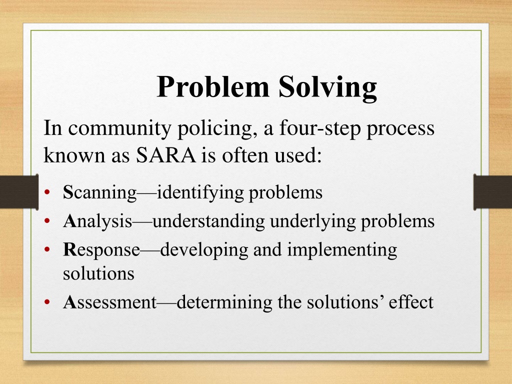 problem solving team police