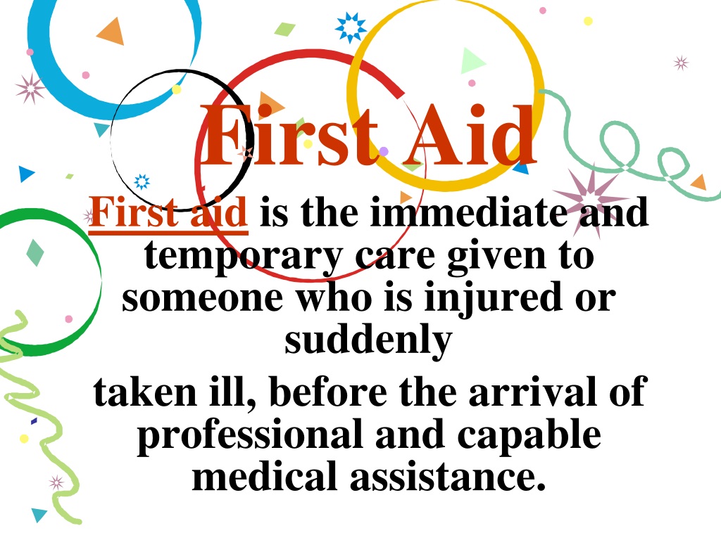 first aid powerpoint presentation free download