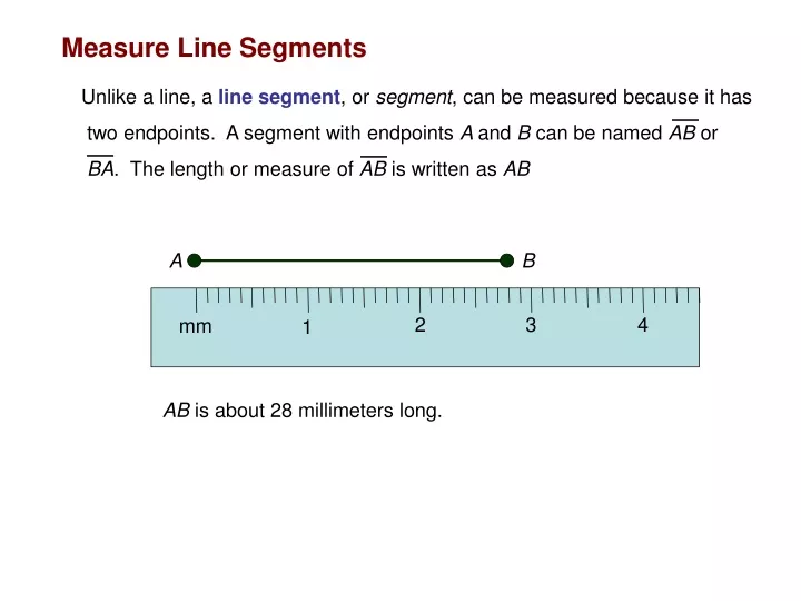 measure line segments n.