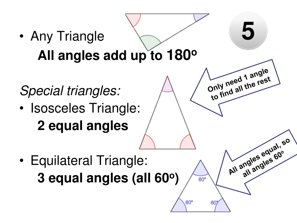 PPT - The 5 Angle Rules All you need for almost any angle problem ...