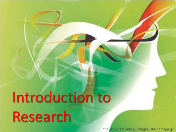 ppt on introduction to research