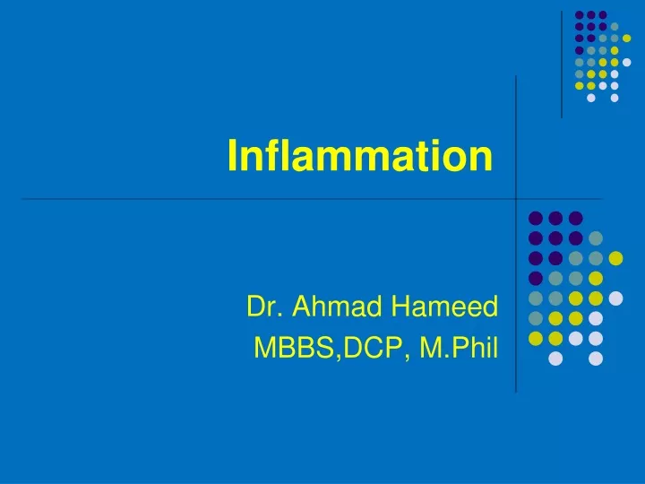 PPT  Inflammation PowerPoint Presentation, free download  ID9508244