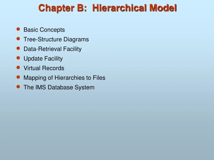 PPT - Chapter B: Hierarchical Model PowerPoint Presentation, free ...