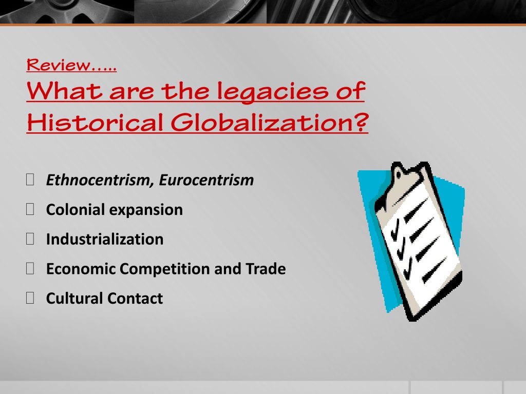 PPT To What Extent Do The Legacies Of Historical Globalization Affect 