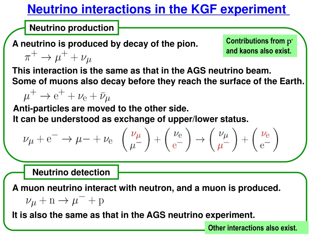 neutrino interactions