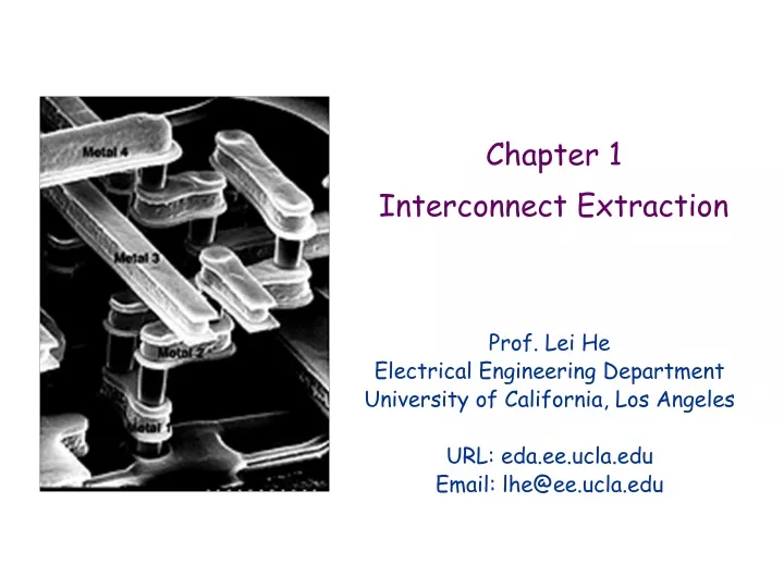 chapter 1 interconnect extraction n.