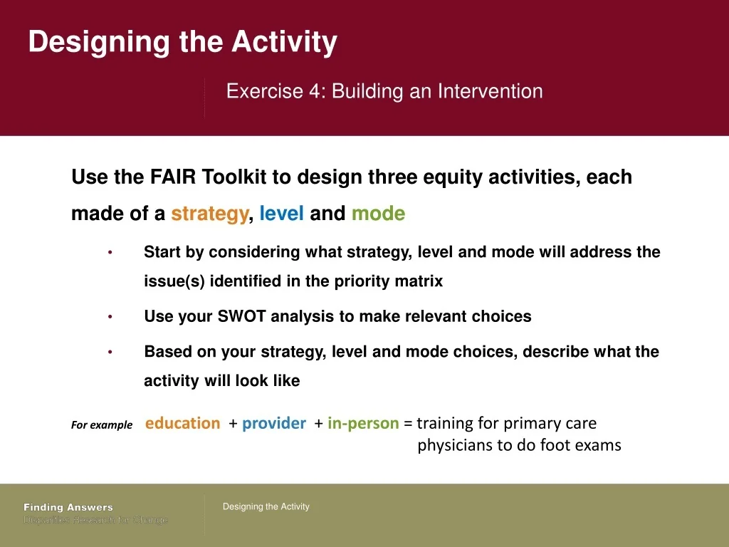 PPT - Designing Equity Interventions for Organizations PowerPoint ...