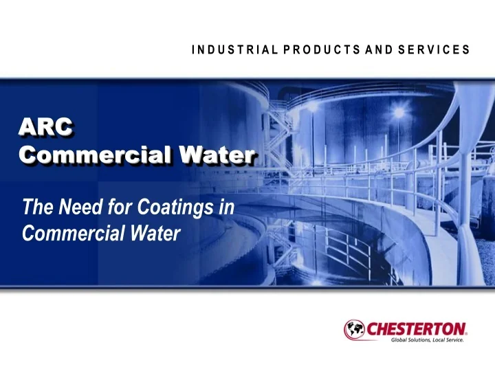 PPT ARC Commercial Water PowerPoint Presentation, free download ID