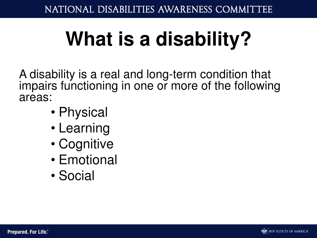 PPT - NDA 100 Essentials in Serving Scouts with Disabilities PowerPoint ...