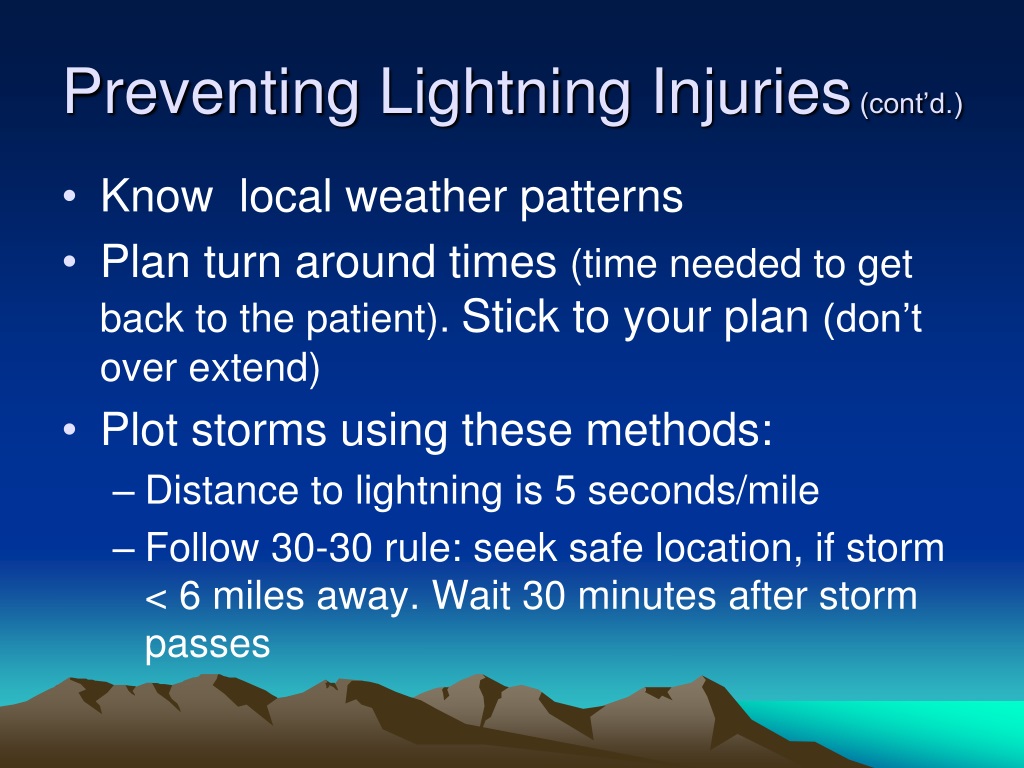 Ppt Lesson 14 Lightning Emergency Reference Guide P 65 66 Powerpoint Presentation Id9514078 