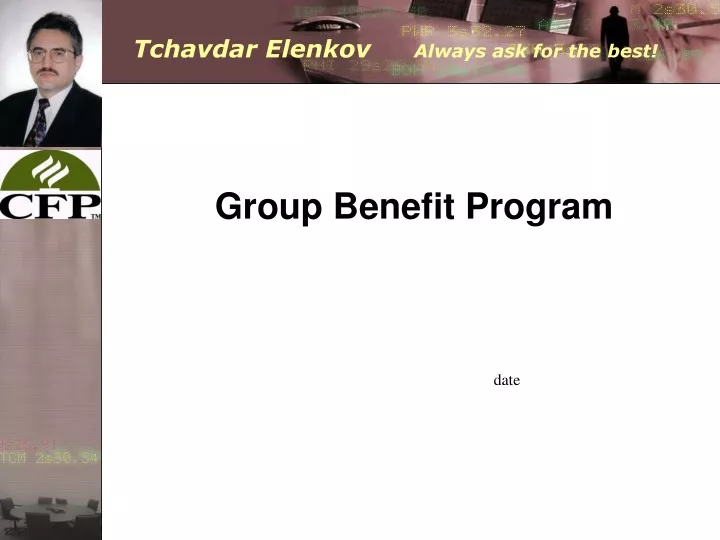 group benefit program n.