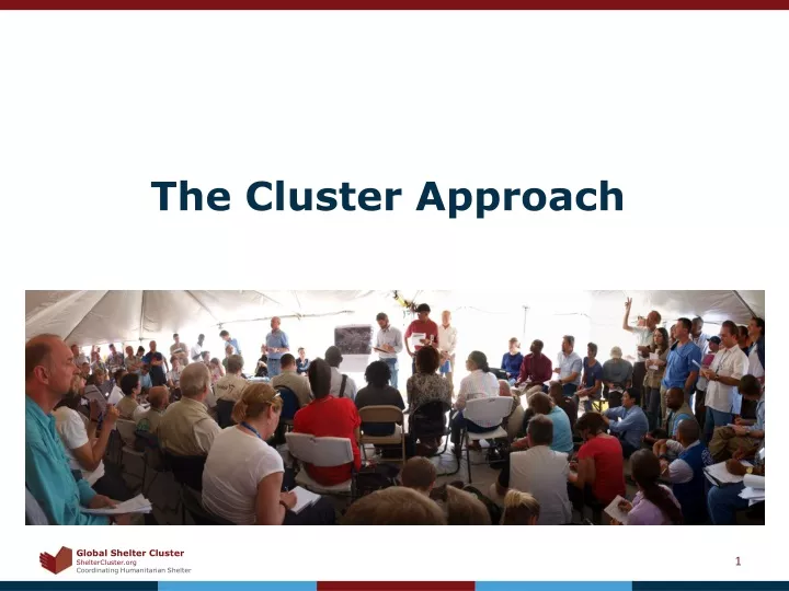 the cluster approach n.