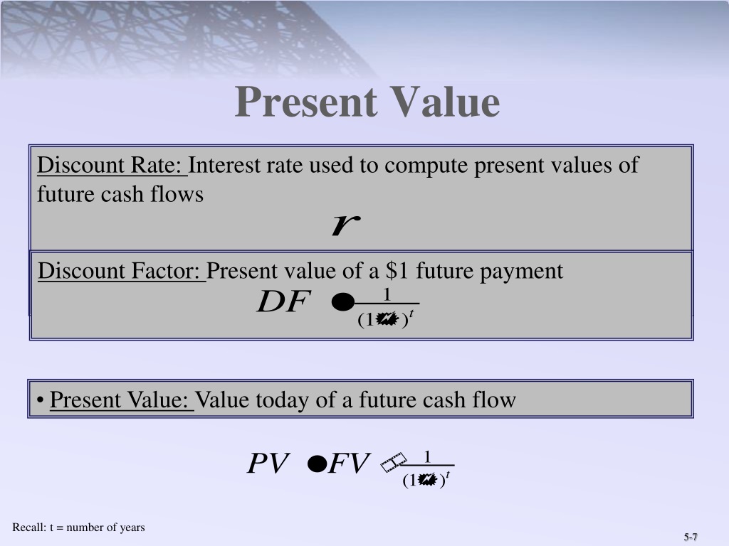 PPT - Lecture 5: Time Value of Money PowerPoint Presentation, free ...