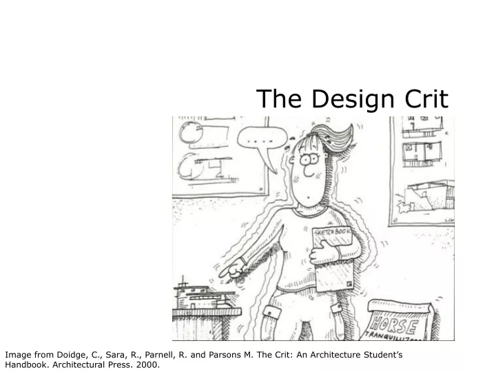 the design crit n.