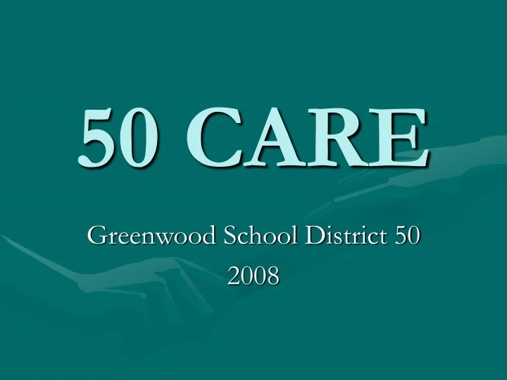 PPT 50 CARE PowerPoint Presentation Free Download ID 9520895