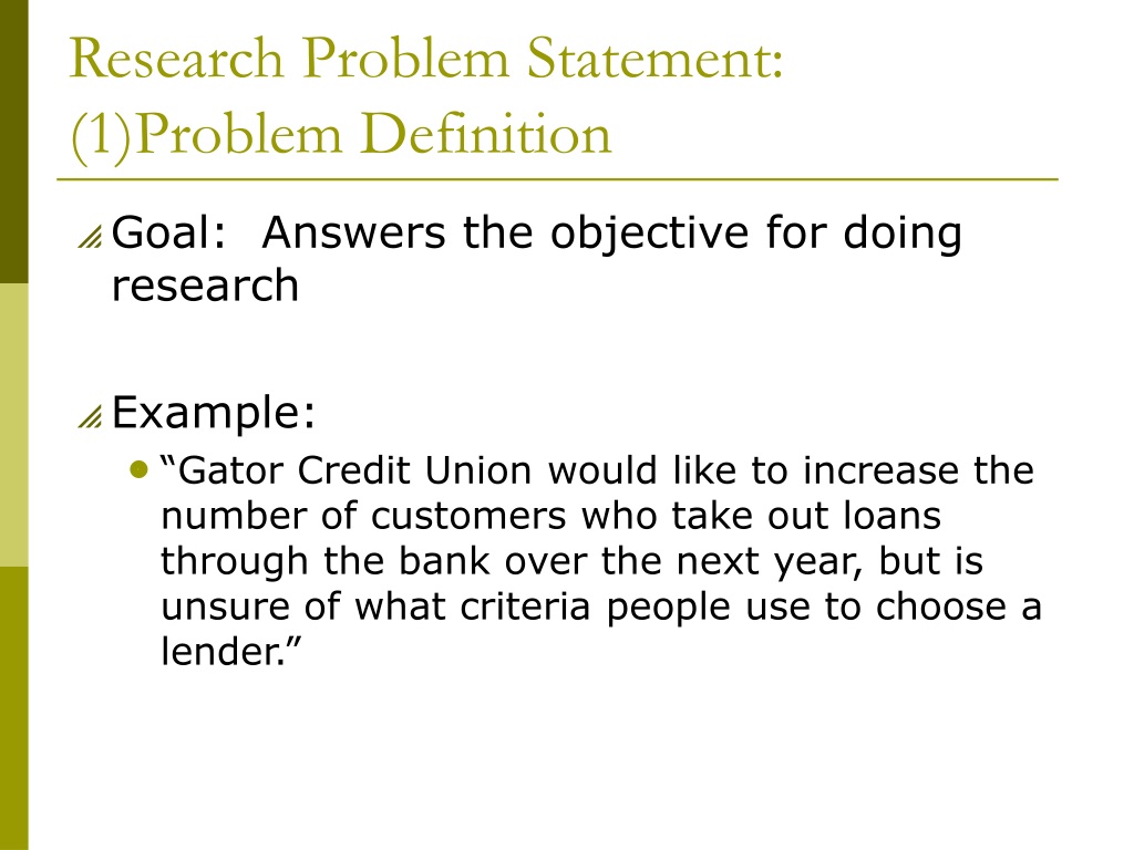 problem statement in research definition