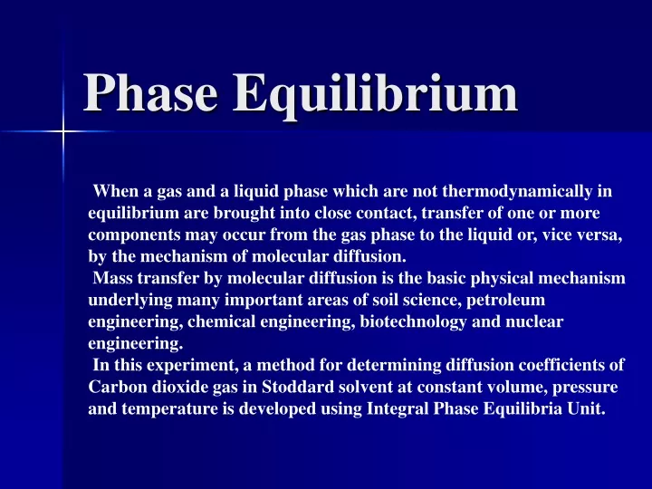 phase equilibrium n.