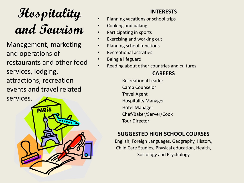 hospitality and tourism career cluster salary