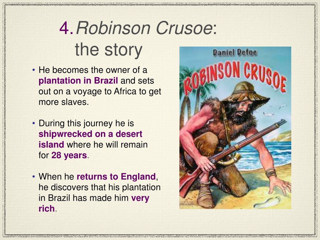 thesis statement for robinson crusoe