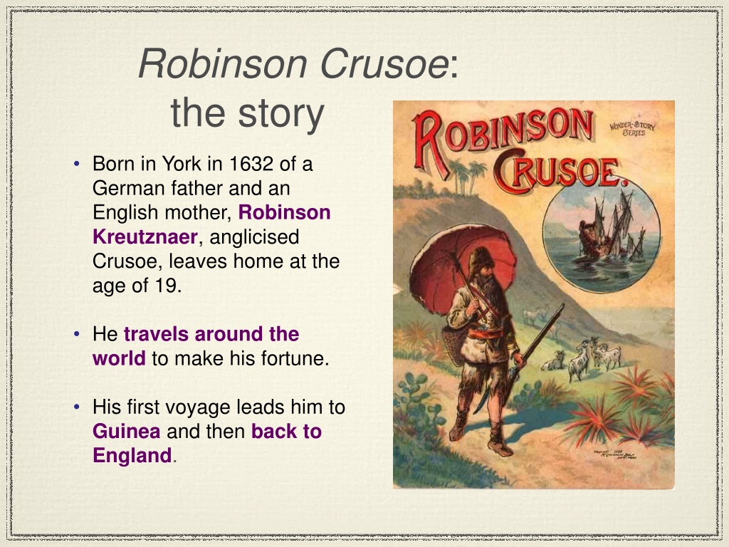 essay about robinson crusoe
