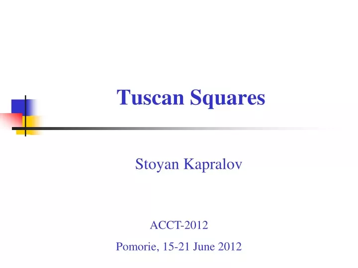 tuscan squares n.