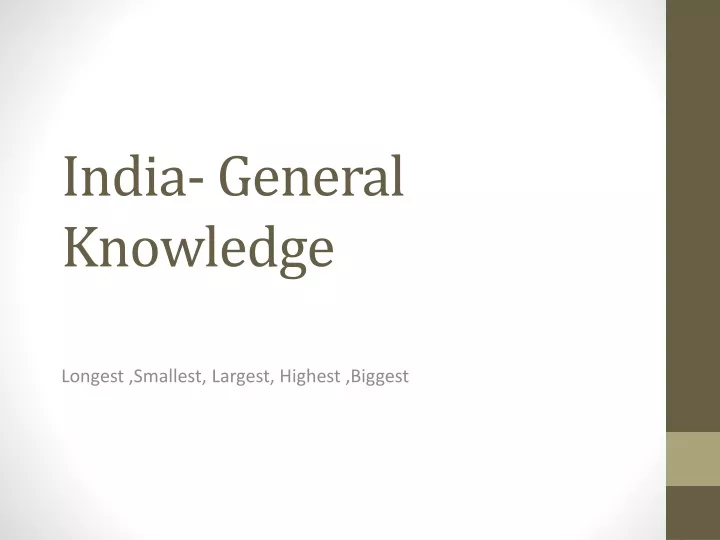 india general knowledge n.