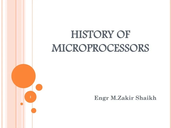 PPT - HISTORY OF MICROPROCESSORS PowerPoint Presentation, free download ...