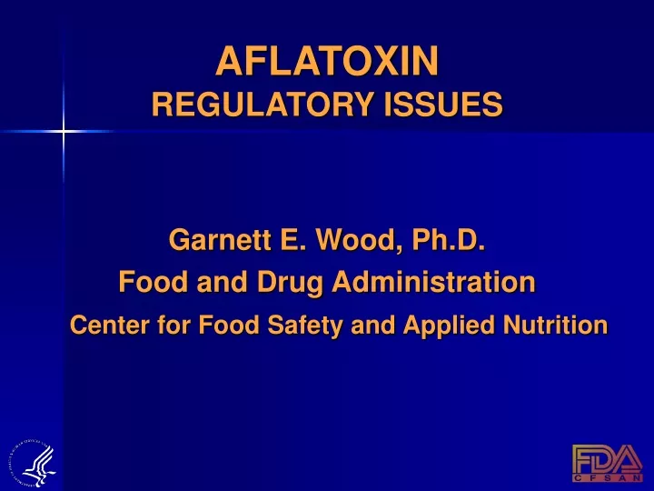 aflatoxin regulatory issues n.