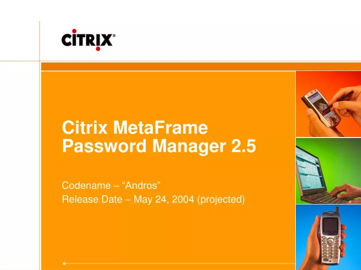 citrix metaframe password manager 2 5 n.