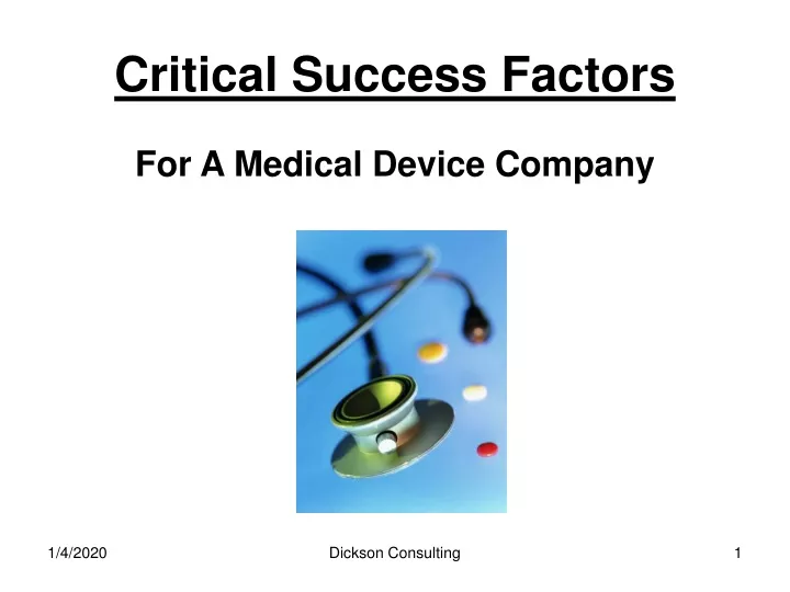 critical success factors n.