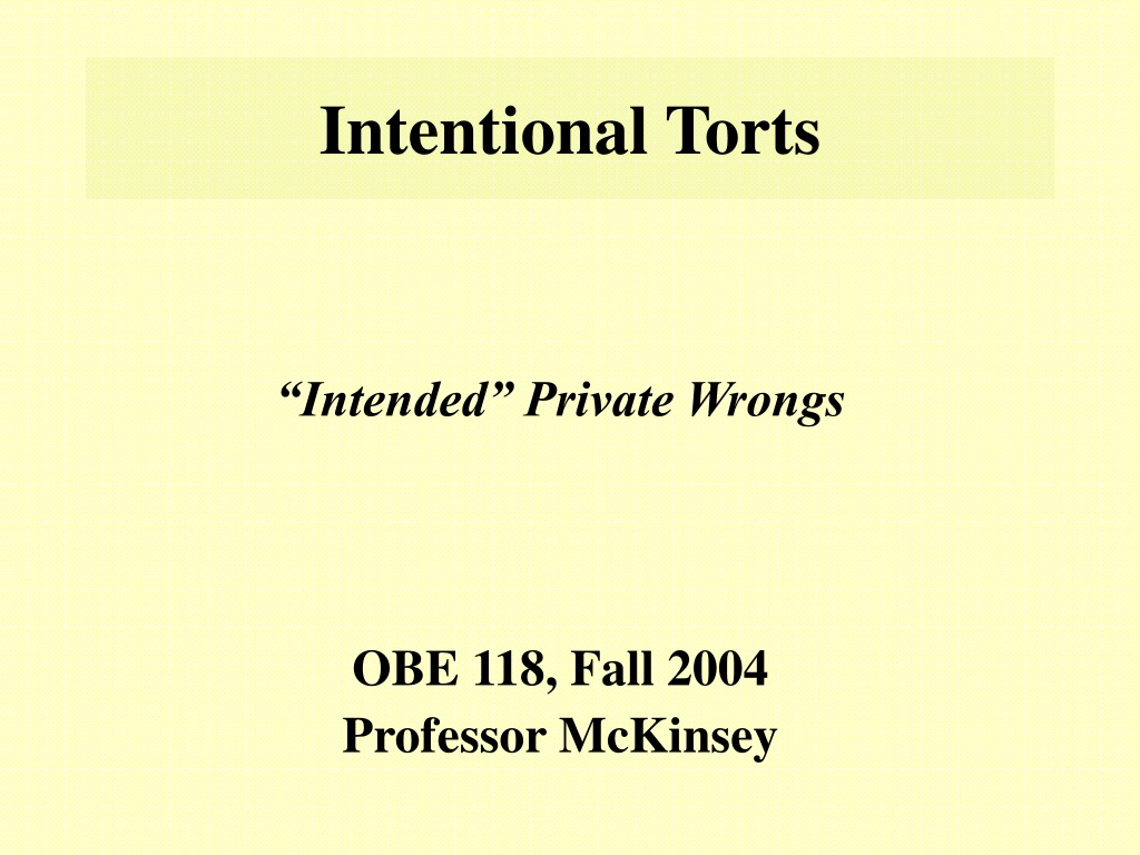 Ppt Intentional Torts Powerpoint Presentation Free Download Id9537588 0113