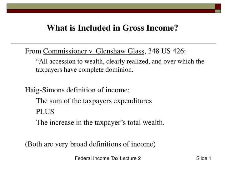 What Is Included In Gross Income Of An Estate