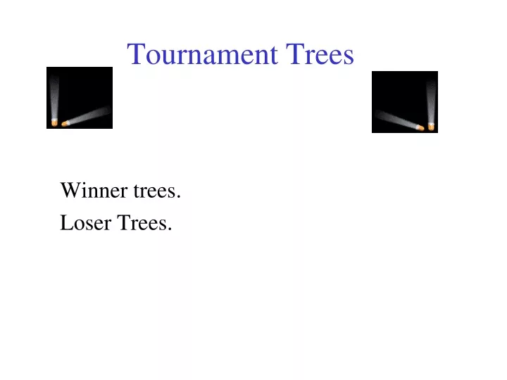 tournament trees n.