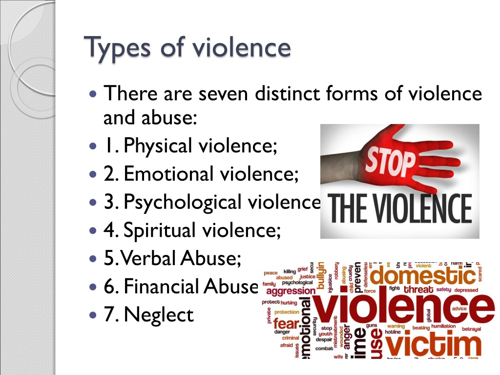 PPT Different types Of Violence PowerPoint Presentation Free 