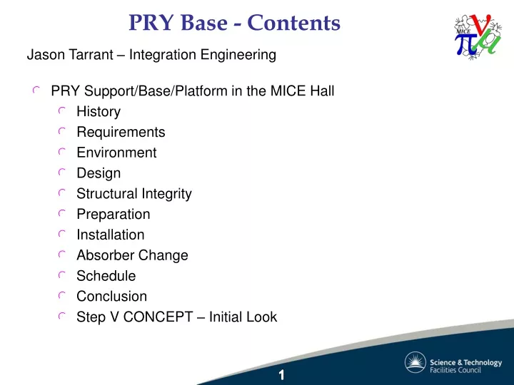 PPT - PRY Base - Contents PowerPoint Presentation, free download - ID ...