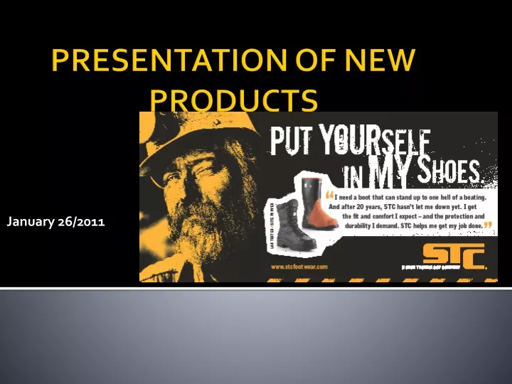 new products presentation