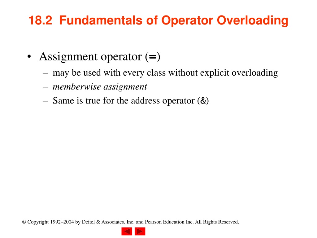 Equal == Operator Overloading in C++