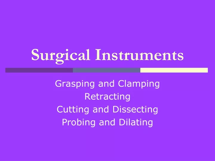 surgical instruments n.