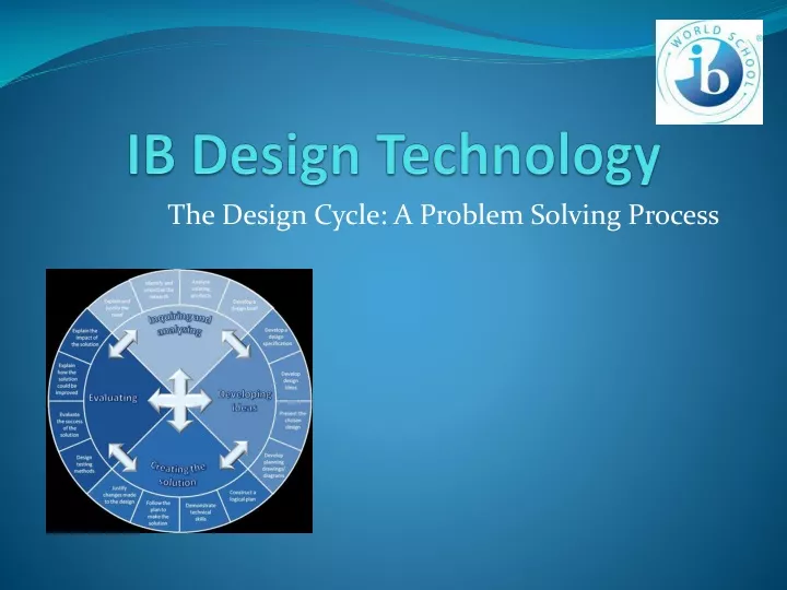 PPT IB Design Technology PowerPoint Presentation, free download ID