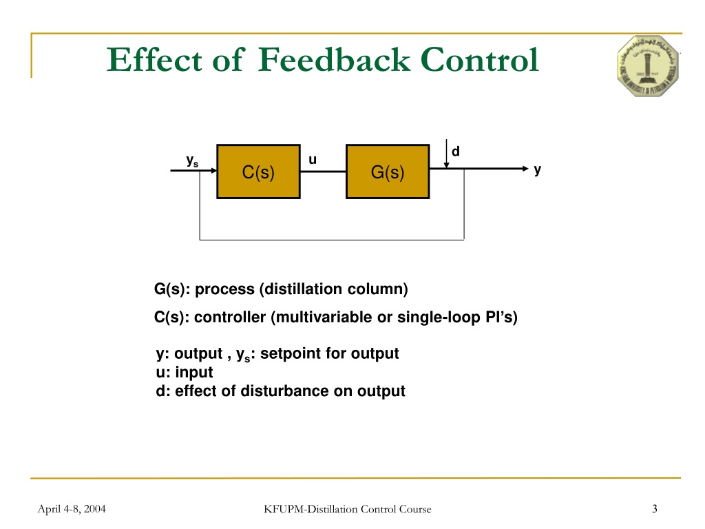 PPT Multivariable systems Relative Gain Array (RGA) PowerPoint