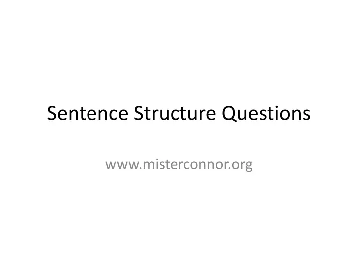 ppt-sentence-structure-questions-powerpoint-presentation-free