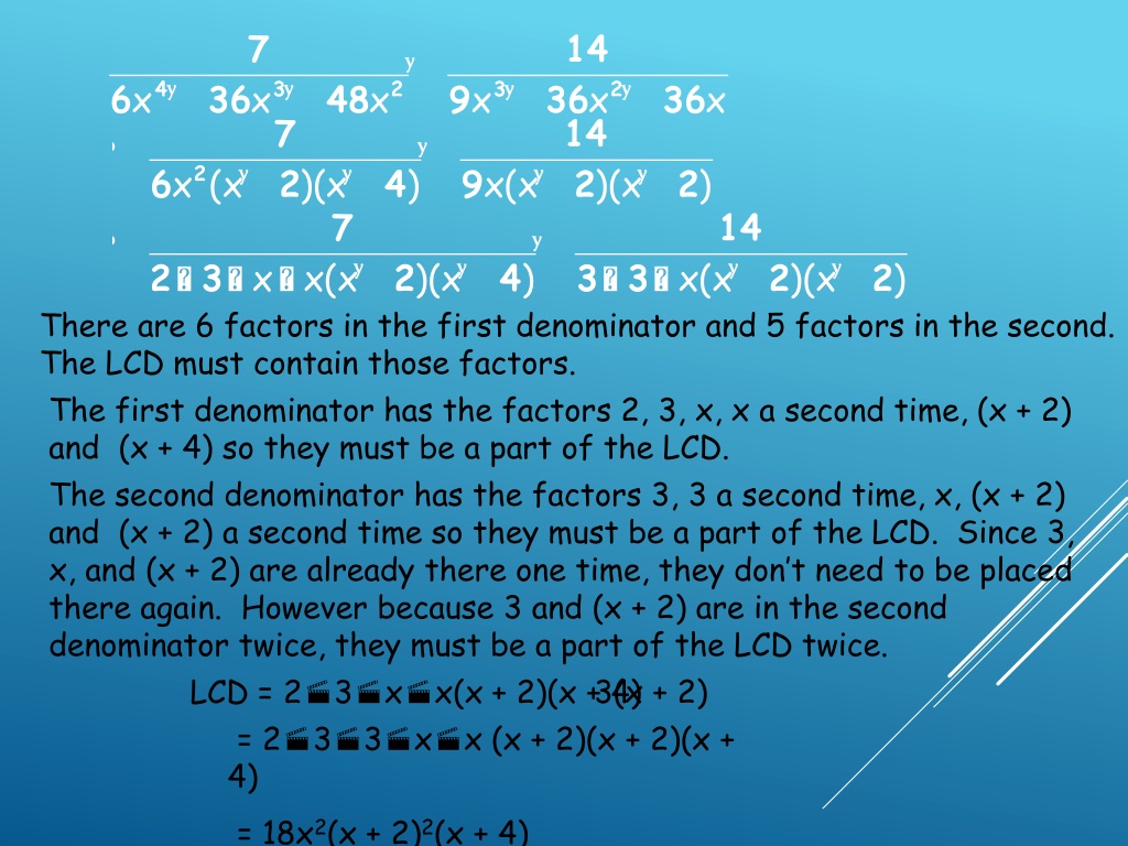 PPT - Adding And Subtracting Algebraic Fractions PowerPoint ...