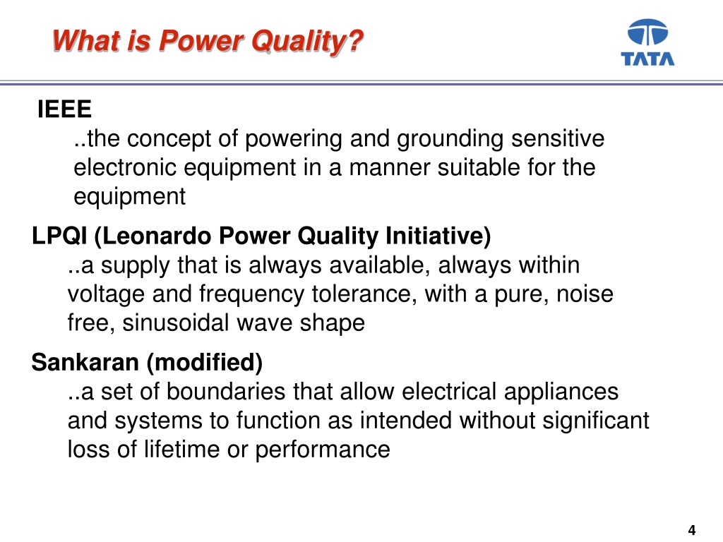 power quality powerpoint presentation