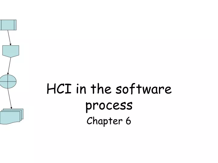 PPT - HCI In The Software Process Chapter 6 PowerPoint Presentation ...