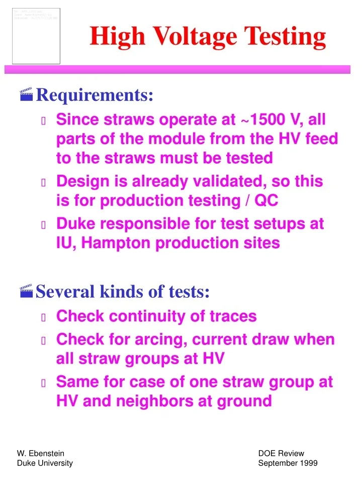 PPT - High Voltage Testing PowerPoint Presentation, free download - ID ...