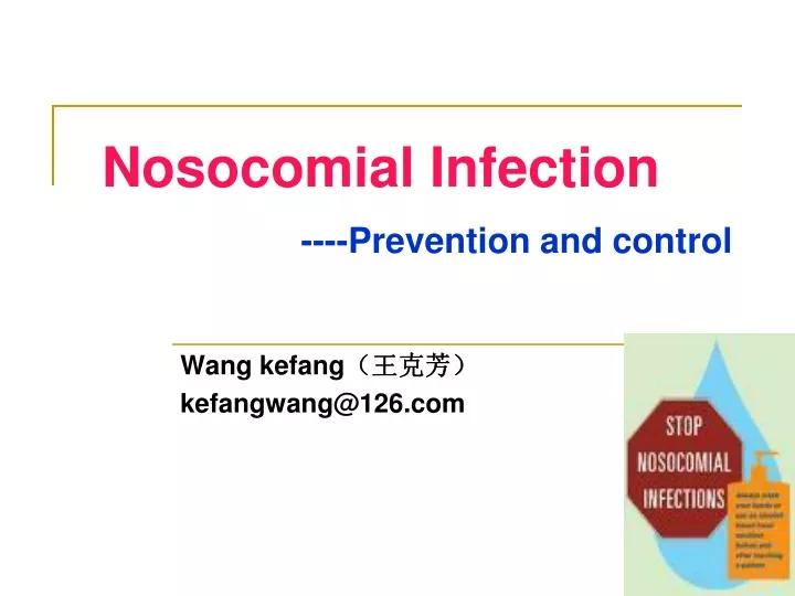 Ppt Nosocomial Infection Prevention And Control Powerpoint