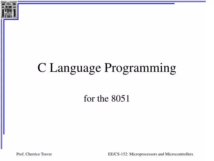 presentation on c language